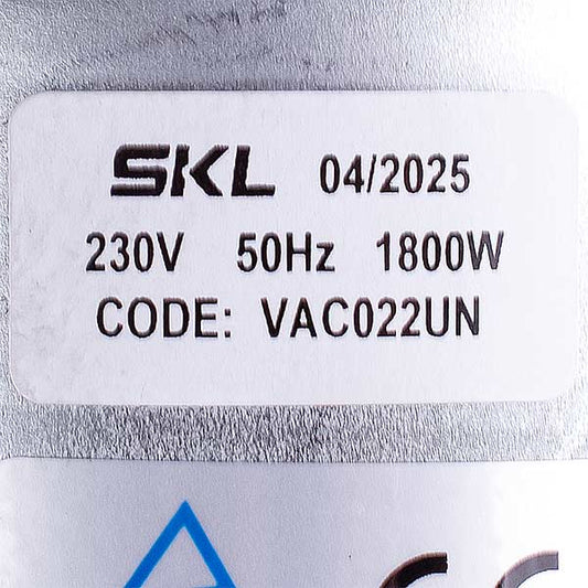SKL VAC022UN Vacuum Cleaner Motor 1800W D=130/84mm H=29/109mm