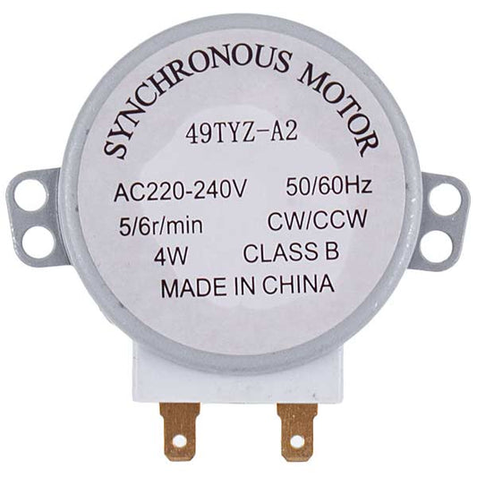 Microwave Turntable Motor 49TYZ-A2 5/6r/min 240V 4W H(stem)=14mm