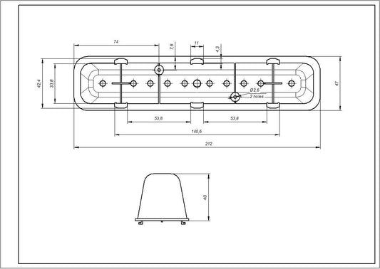 Beko Washing Machine Drum Paddle 2827760100