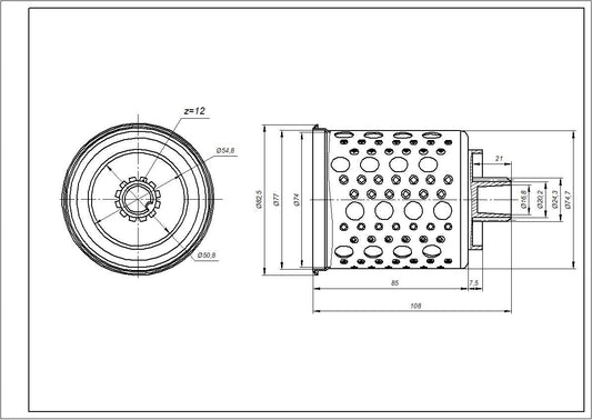 Zelmer \ Bosch Meat Grinder Grater Drum For Cheese 86.4060 00798130