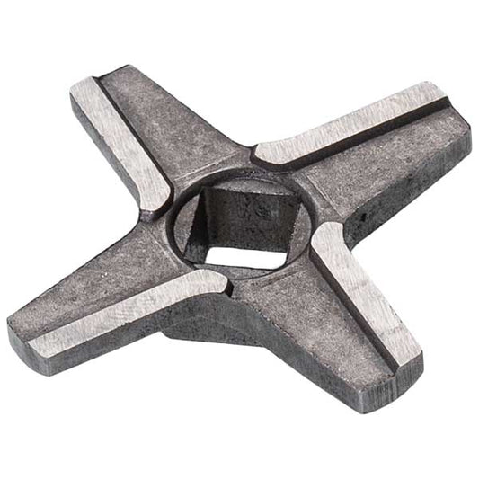 Meat Grinder Cross Knife Compatible with Zelmer 00631383 NR5 86.1007 D=47mm s=9mm Hole=9.5x9.5mm