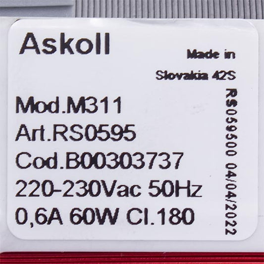 Indesit, Ariston C00303737 Dishwasher Circulation Pump Askoll M312 60W (new sample)