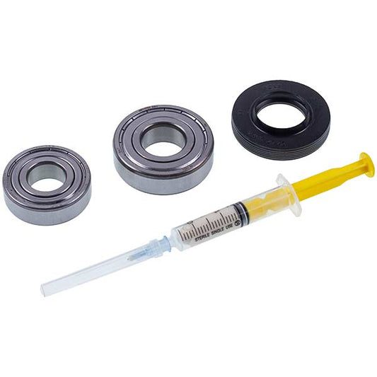 Bearing Kit 6203+6204 Indesit C00090555 + oil seal (25x47x8/11.5) + Hydra-2