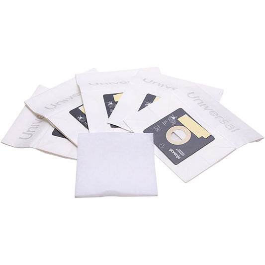 Paper Dust Bag Set + Motor Filter for Vacuum Cleaner Gorenje 570731