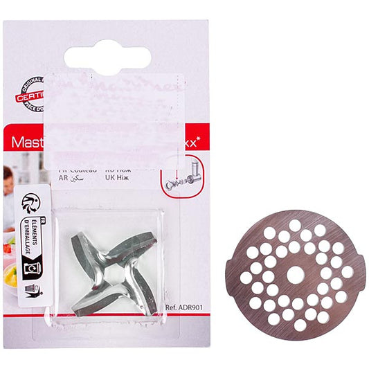Meat Grinder Cross Knife With Screen Compatible with Moulinex A09B01