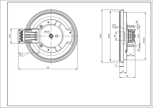Gorenje Hotplate Element 388872 D=145mm 1000W