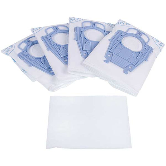 Microfiber Dust Bag Set Type P + Filter for Vacuum Cleaner Bosch 00468264