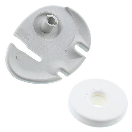 Electrolux Dishwasher Lower Basket Wheel With Axis 50269761008 2 in pack.