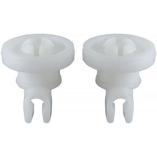 Bosch Dishwasher Upper Basket Wheel With Axis 00382452. 2 In Pack.