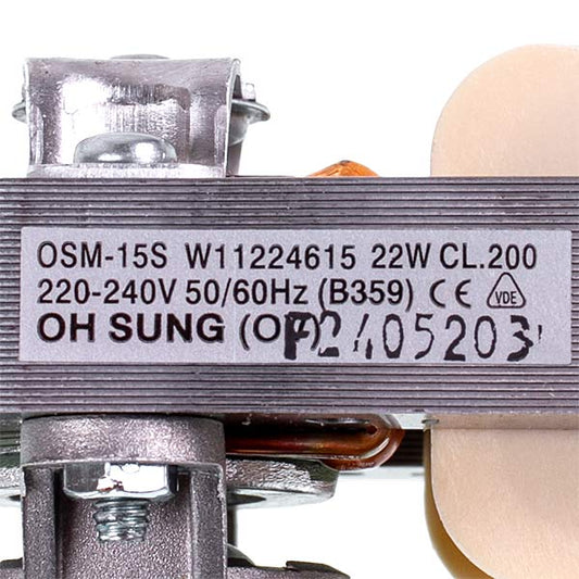 Whirlpool 481010781691 Oven Circulation Fan Motor + Blade