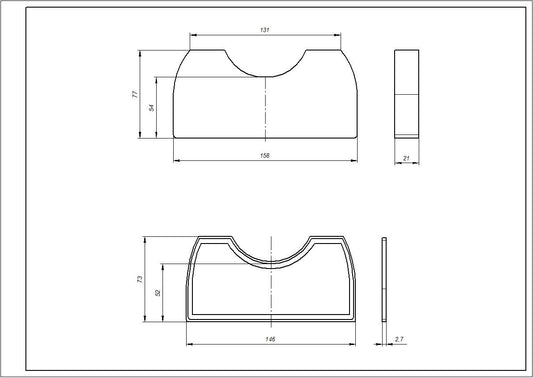 Filter With Grid for Vacuum Cleaner Compatible with Samsung DJ97-01040C