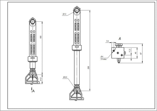 Electrolux Shock Absorber 80N for Washing Machine 1552394023
