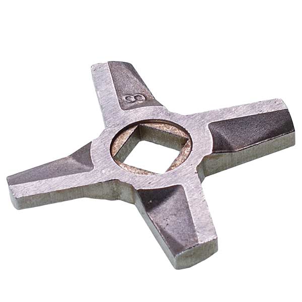 Meat Grinder Cross Knife Compatible with Zelmer ZMMA028X (A863109.00) 10003883 D=55.5mm s=5mm Hole=10x10mm NR8 (double-sided)