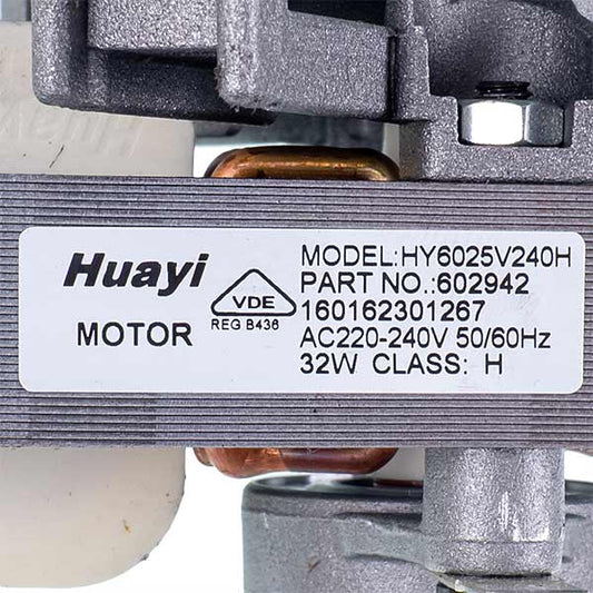 Oven Fan Motor Gorenje 602942 230V 32W L shaft=37mm