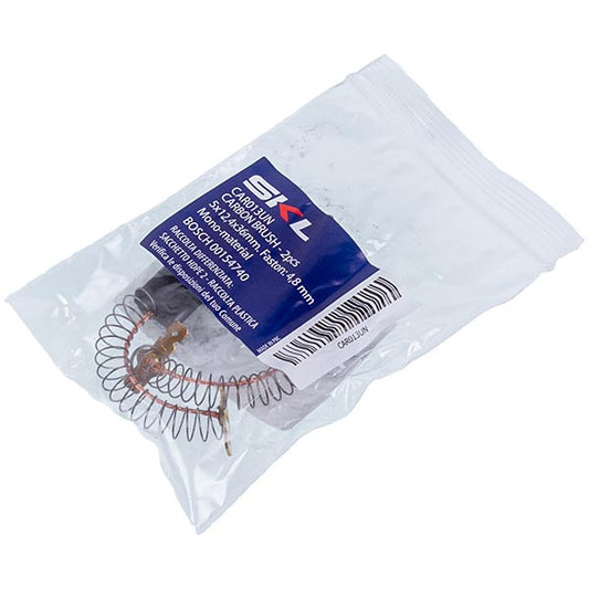 Motor Brushes for Washing Machine Compatible with Bosch 00154740 (2 pcs.) rod (without housing) 12.5x5x36