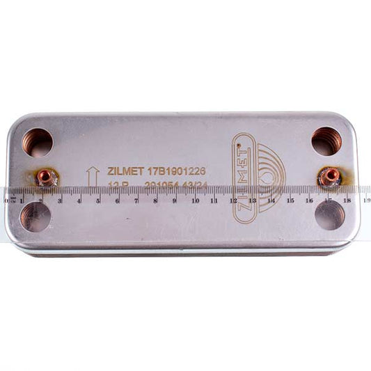 DHW Plate Heat Exchanger (16 plates) for Gas Boiler Ariston Uno 24 Mi/MFFI 995945