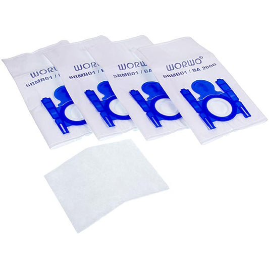 WORWO Dust Bag Set for Vacuum Cleaners SBMB01K