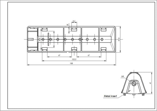 Washing Machine Drum Paddle Compatible with Samsung DC97-02051B L=168mm