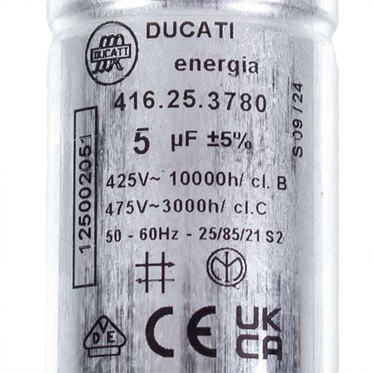 Electrolux Tumble Dryer Capacitor DUCATI 5uF 425V 1250020516