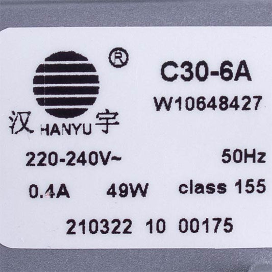 Whirlpool Dishwasher Circulation Pump 49W C30-6A 481010625628