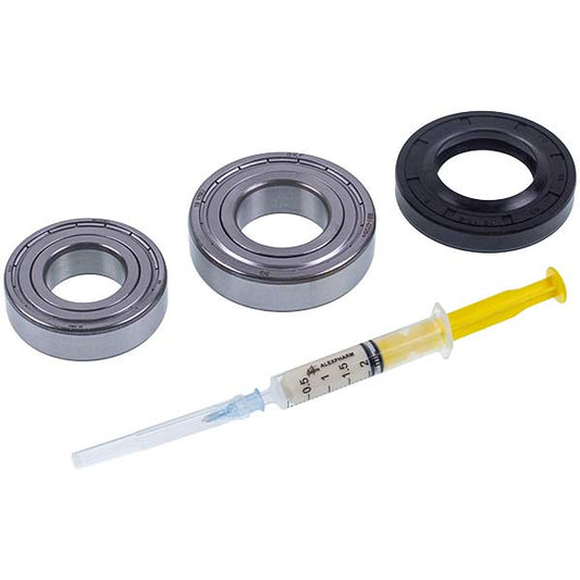 Washing Machine Repair kit (oil seal 35*62*10/12mm + bearings 205/206 + grease) Bosch