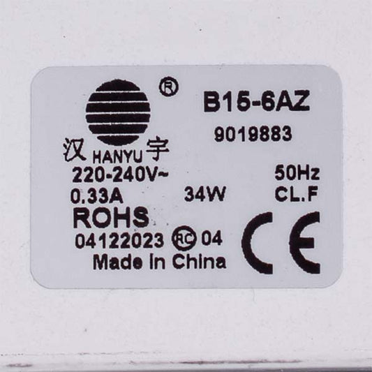 Pump (Drain Pump) for Washing Machine Compatible with Whirlpool 481281719156 Hanyu 34 W B15-6AZ (paired front contacts)