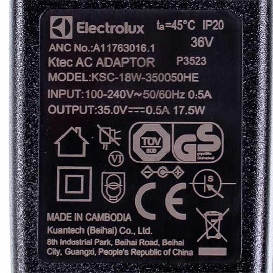Electrolux 140117630230 PUREQ9 Cordless Vacuum Cleaner Charger