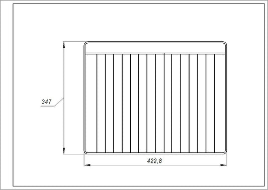 Wire Shelf for Oven Electrolux 8583546595023 422.8x347mm