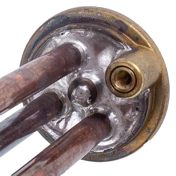 Water Heater Element Compatible with Ariston, Gorenje, Bosch, Tiki, Tesy 184281 RECO 2000W (copper, on extended legs), 48mm flange (for M5 anode)