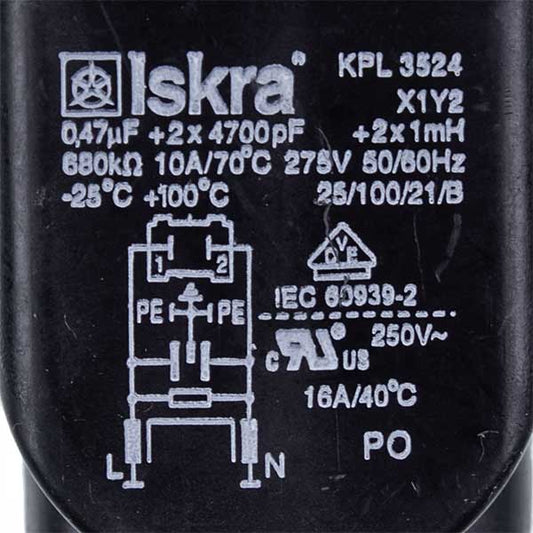 Washing Machine Suppressor Hansa 8017534 X17-3 250V