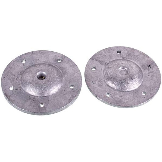 Drum Flange (support) + clumping for Vertical Washing Machine Compatible with Whirlpool 480110100802 (2 pcs)