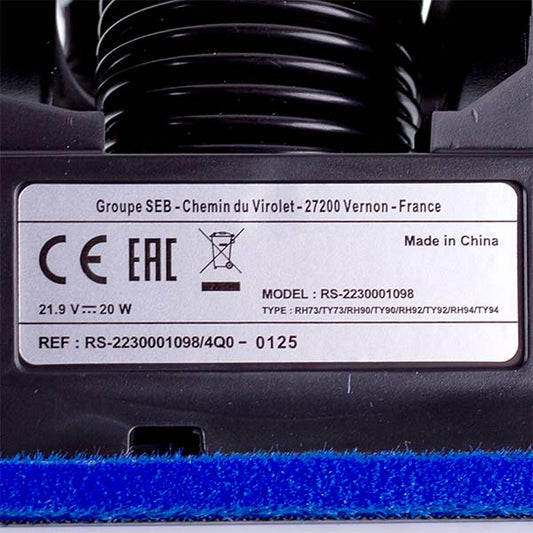 Rowenta RS-2230001098 Cordless Vacuum Cleaner Turbo Brush