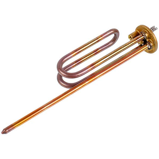Water Heater Element Compatible with Gorenje \ Tiki 346898 Thermowatt 2000W L=280mm flange 48mm (for the anode M6)