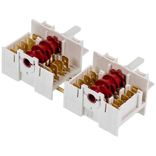 Cooker Dual Function Selector Switch Compatible with Gorenje 617736 5HE/555