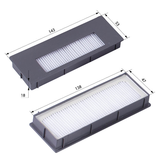 DEEBOT 900/905 Series Vacuum Cleaner ECOVACS HEPA Filter Kit + Side Brushes