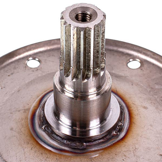 Drum Flange (Support) for Vertical Washing Machine Compatible with Electrolux (2 pcs, splines, stainless steel, under bearing 6203)