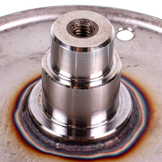 Drum Flange (Support) for Vertical Washing Machine Compatible with Electrolux (2 pcs, splines, stainless steel, under bearing 6203)