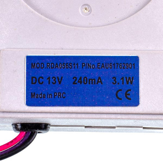 LG Refrigerator Fan Motor 4681JB1029A RDA056S11 3.1W 13V 0.25A