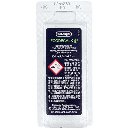 DeLonghi EcoDecalk Descaler for coffee machines 5513295991 DLSC101 100ml