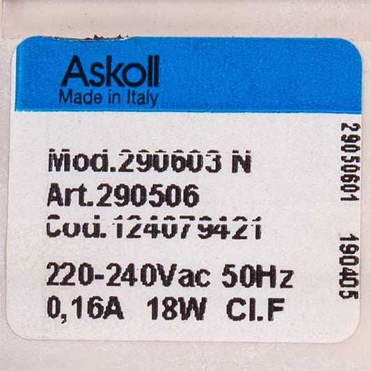 AEG 50241445001 Washing Machine Pump Askoll 18W 290603