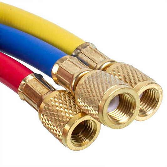 Filling hose set C372-S (3 pcs.x1800mm 1/4''-5/16'' SAE) for Freon R-410