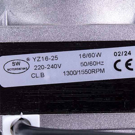 Blower Motor YJF16-25 16W 220V