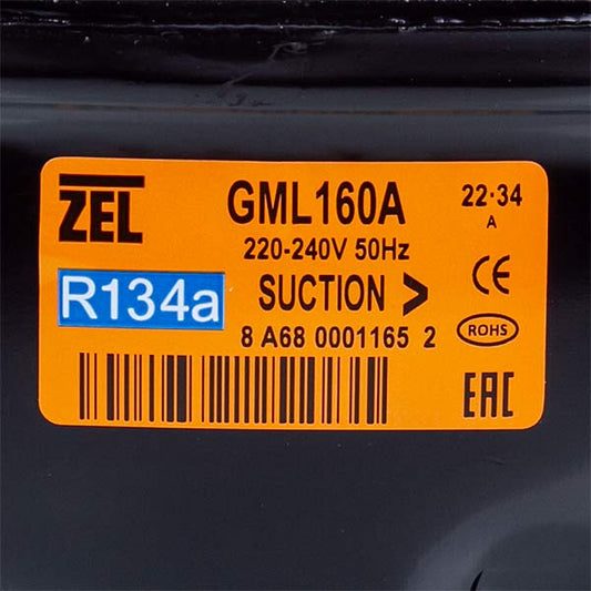 Compressor Zanussi ZEL GML160A R134a 160W