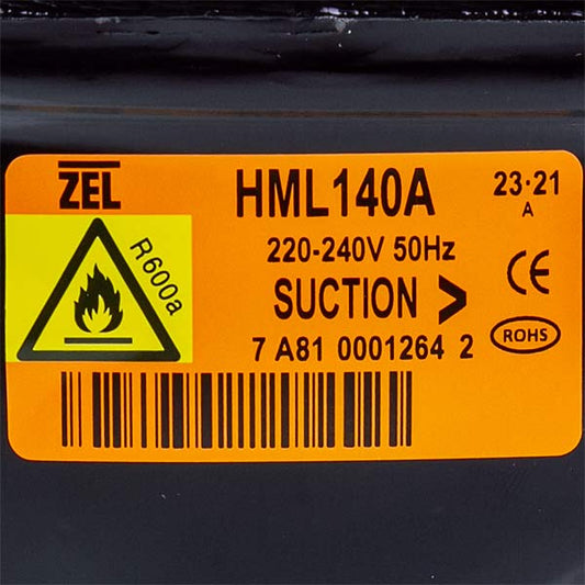 Compressor Zanussi ZEL HML140A R600a 140W