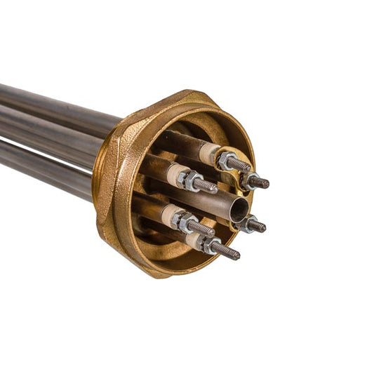 Electric Boiler Block of Heating Elements 10 kW 220-380 V L=385 mm nut 2" FER VDE