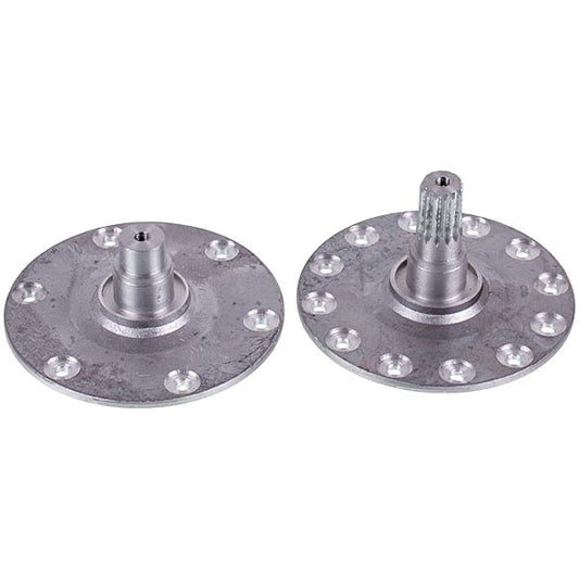Drum Flange (Support) for Vertical Washing Machine Compatible with Electrolux (2 pcs, splines, under bearing 6203)