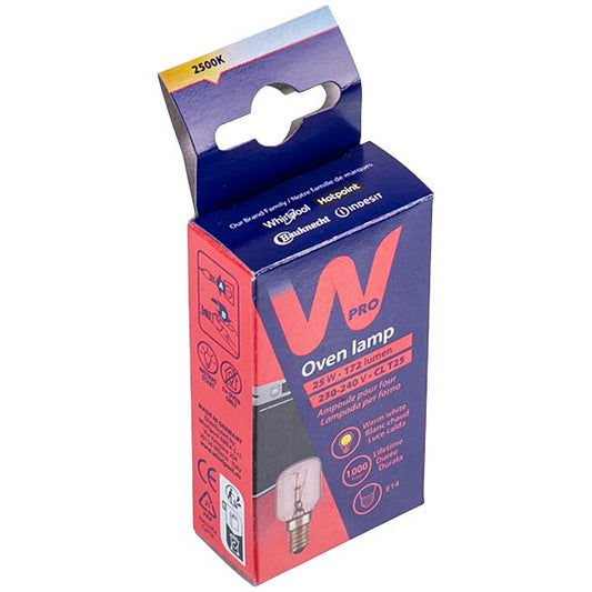 Whirlpool 484000008842 Lamp Wpro E14 25W for Oven