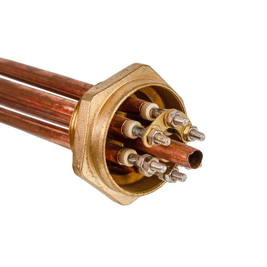 Electric Boiler Heating Elements Block 4,5kW 220V L=255mm nut 1 1/2" (48mm) SANAL