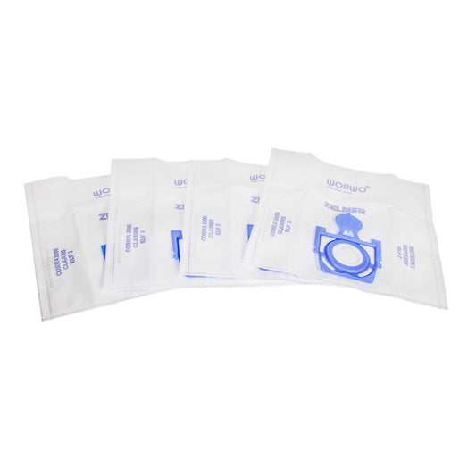 WORWO Vacuum Cleaner Microfiber dust bag set Compatible with Zelmer ZMB02X12K