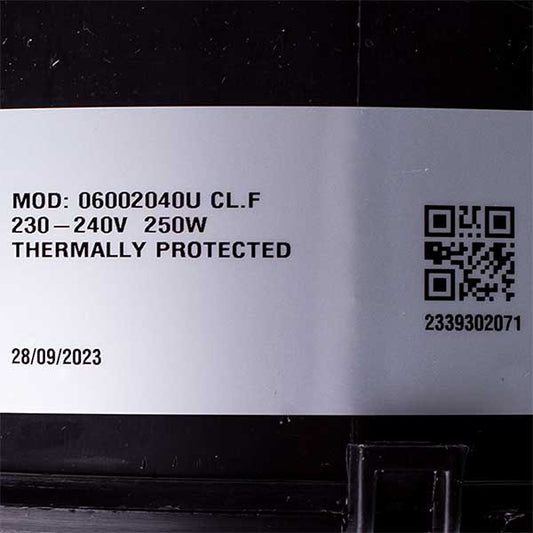 Cooker Hood Motor Electrolux 75900000029430 EB40 250W 220-240V, stem 43x6mm (clockwise)